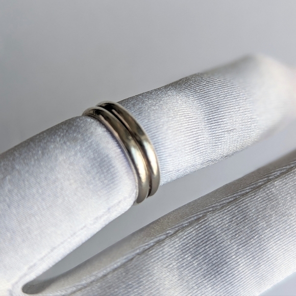 G2 St. Michael's Adjustable Statement Ring Silver Filigree Square Pendant - sz 7 - Picture 3 of 12